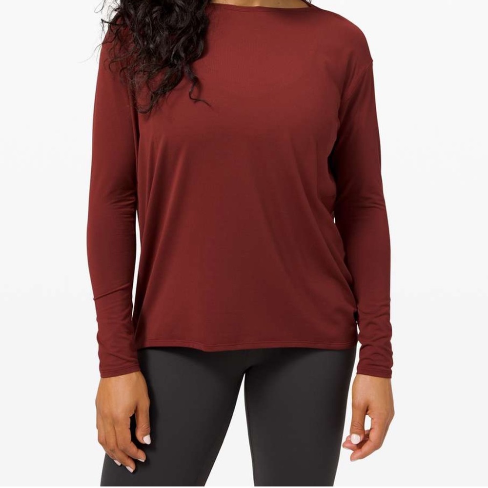 Lululemon Back in Action Long Sleeve - Savannah